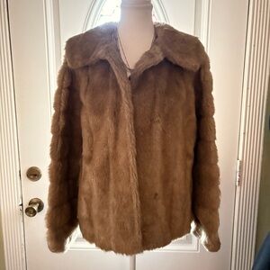 Vintage 1970s Tan Teddy Jacket made in England